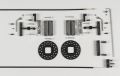 10450#Scheibenbremse vorne F1, Set